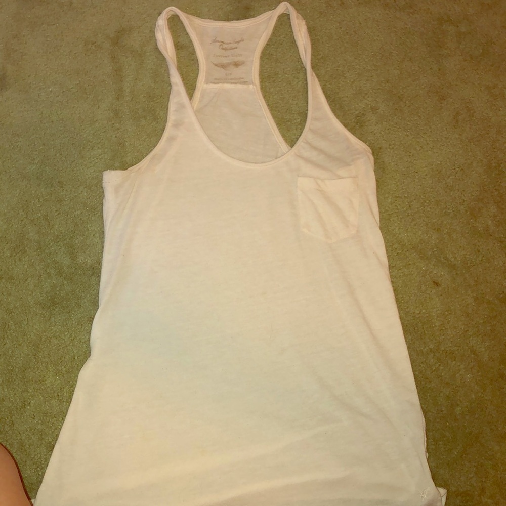 White tank top